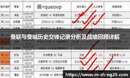 曼联与曼城历史交锋记录分析及战绩回顾详解